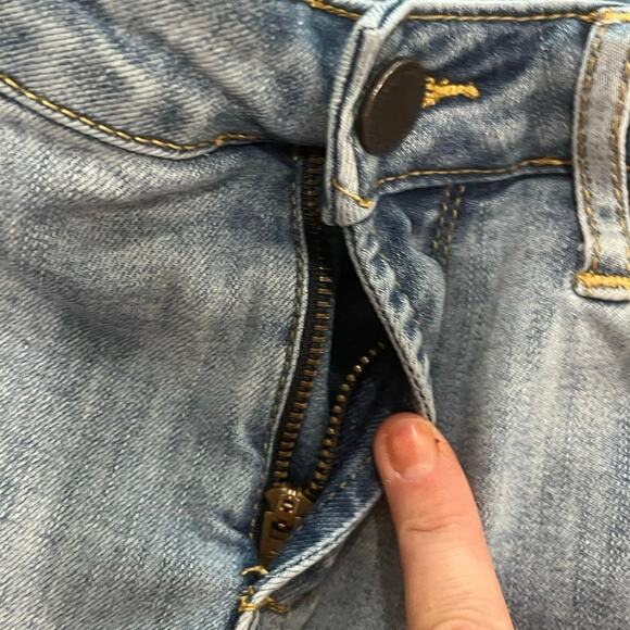 Articles of Society Womens Skinny Jeans Mid Rise Denim Light Wash Blue Size 26 - Picture 6 of 12